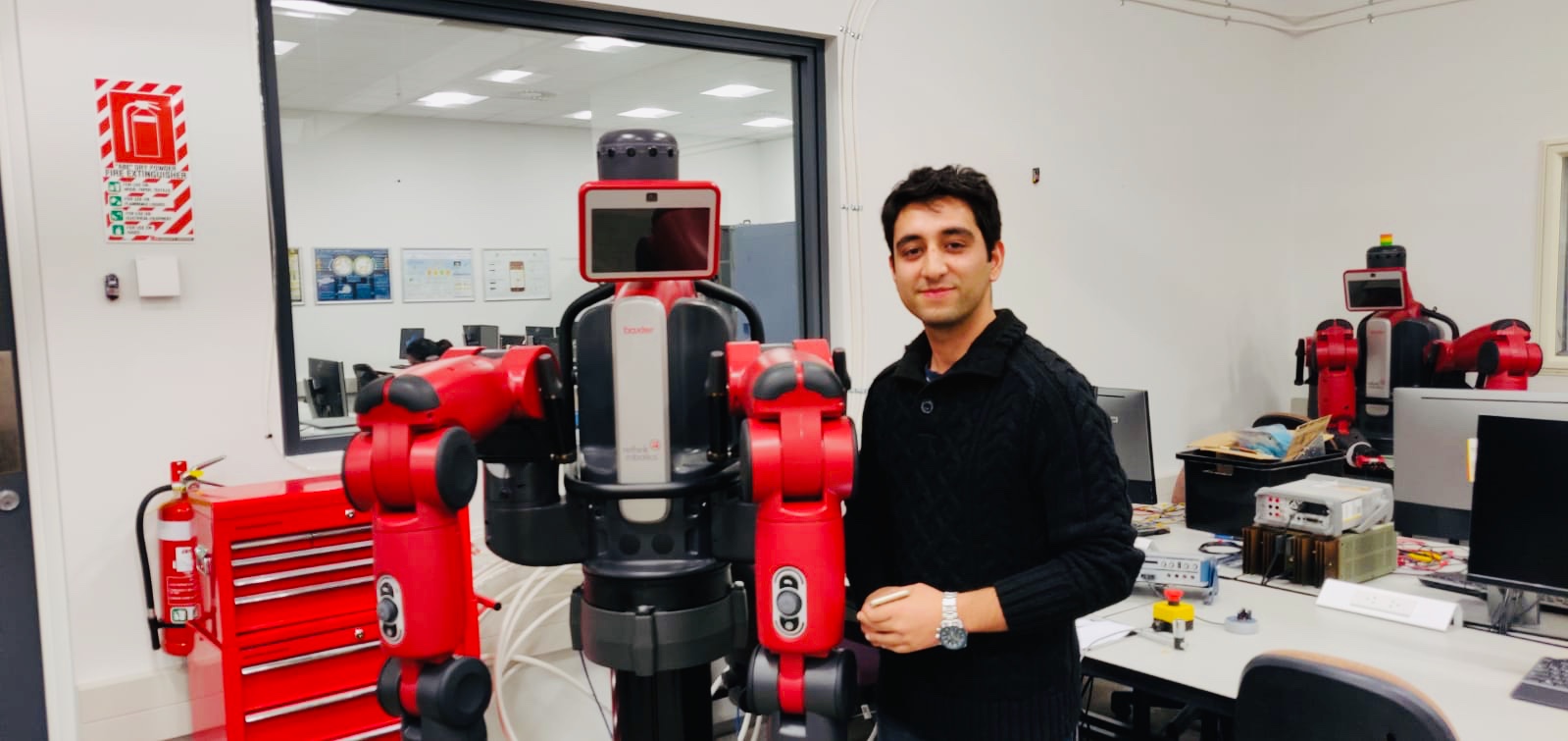 Baxter Robot at Embedded Systems Lab, The University of Auckland